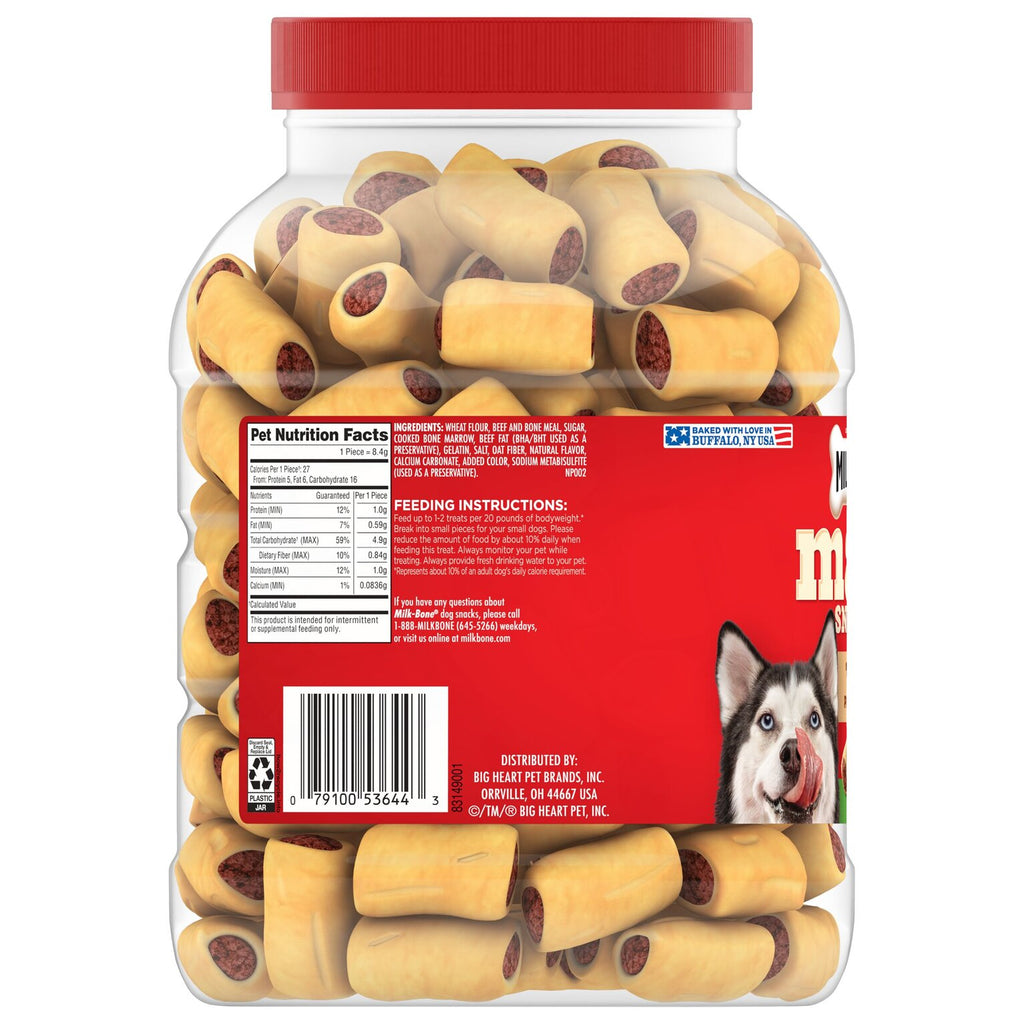 Milk-Bone Maro Snacks large canister front view