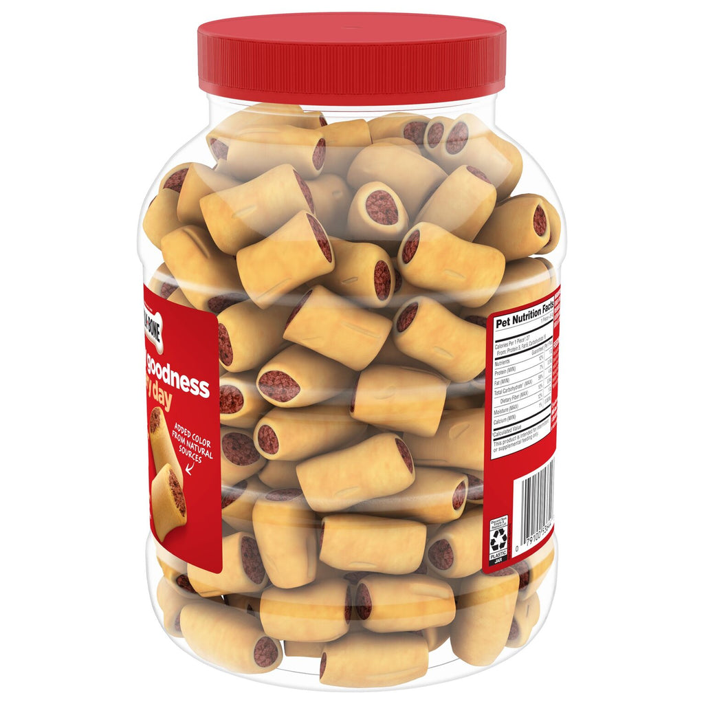 Milk-Bone Maro Snacks back label with nutrition facts