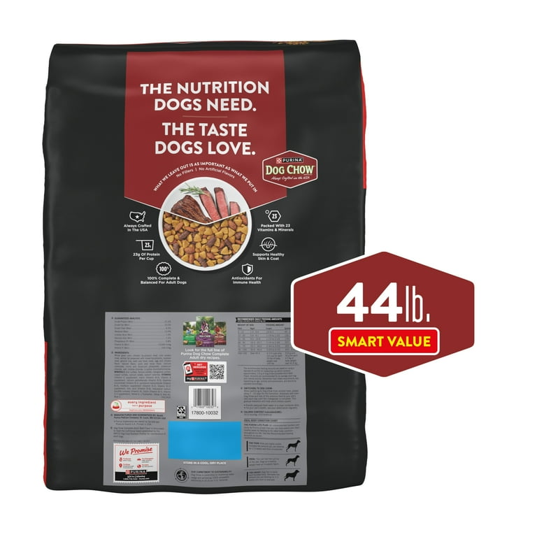 Purina Dog Chow Complete Adult Beef Flavor 44 lb bag