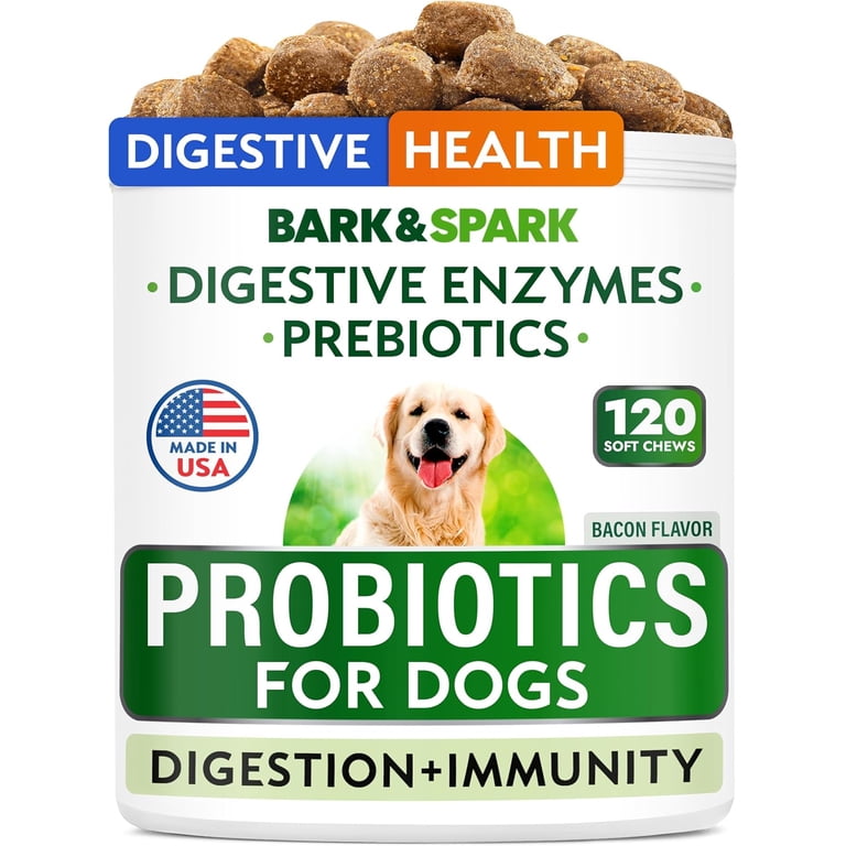 Bark & Spark Probiotics for Dogs jar - 120 soft chews