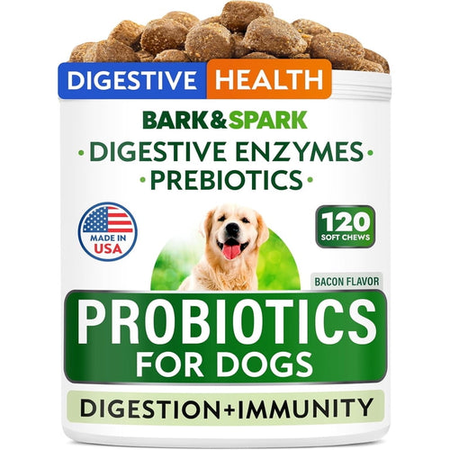 Bark & Spark Probiotics for Dogs jar - 120 soft chews