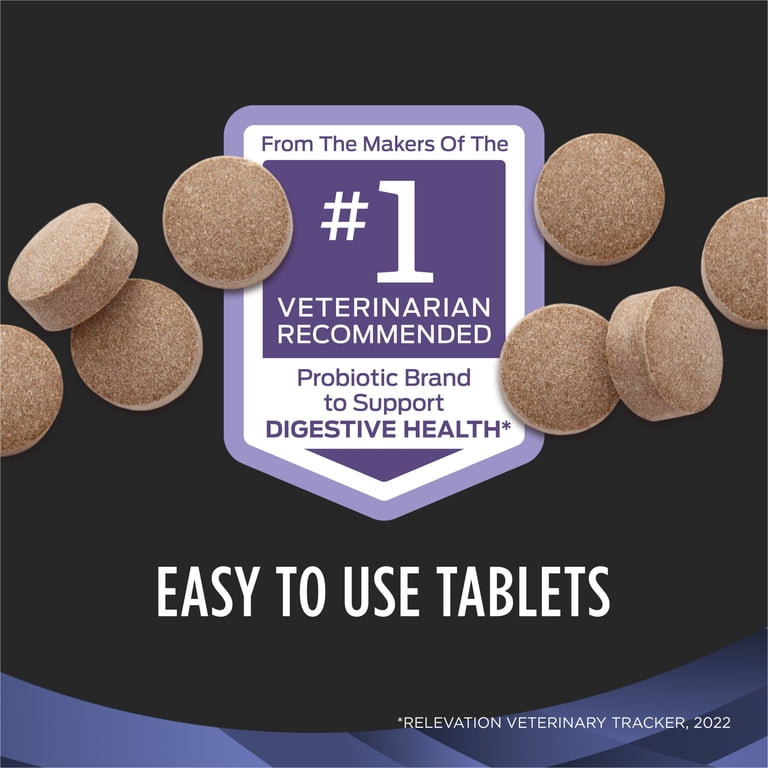FortiFlora probiotic brand and easy-to-use tablets