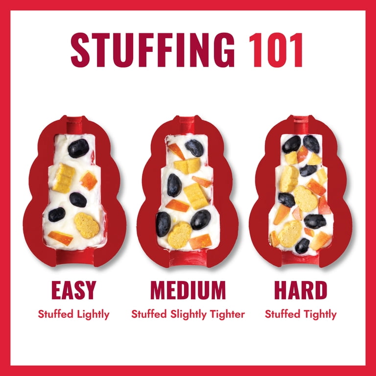 KONG stuffing difficulty levels