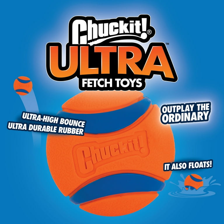 Chuckit! Ultra Ball – Large (3") High-Bounce Fetch Toy