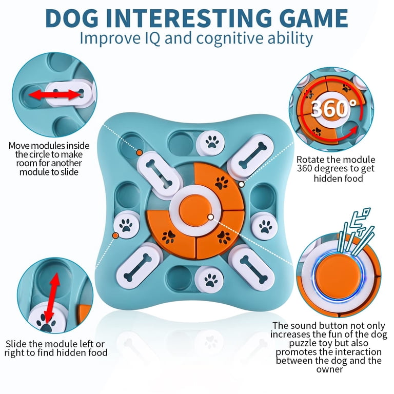 Dog puzzle toy detail view