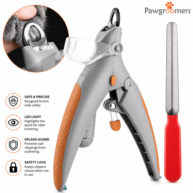 Everything you need for nail care - 6-in-1 grooming solution
