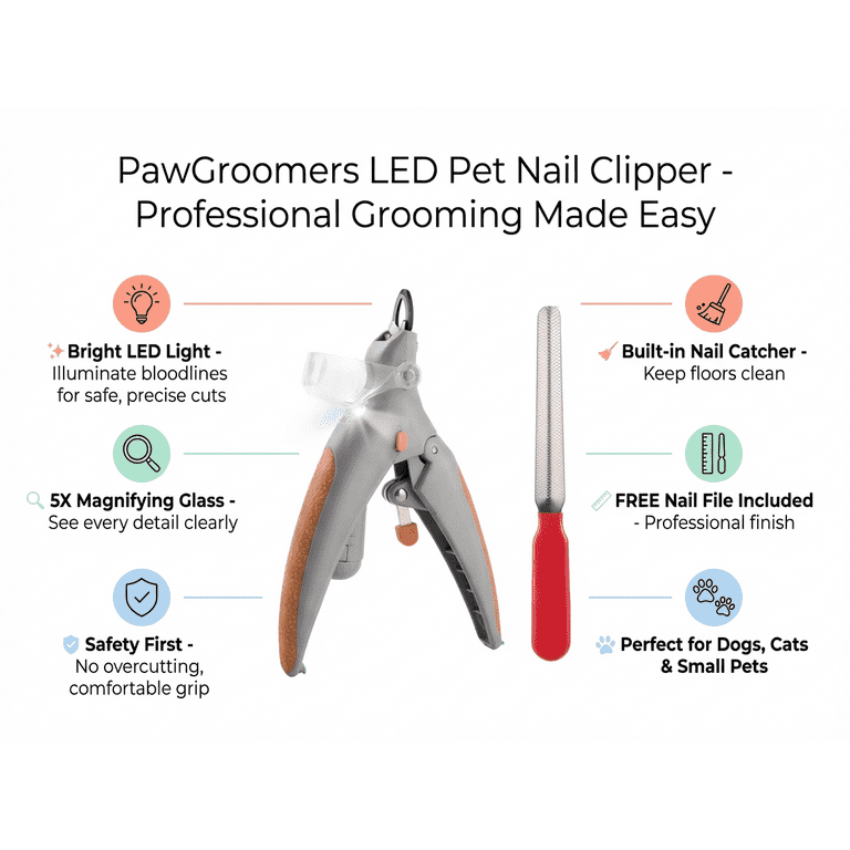PawGroomers nail clipper lifestyle shot
