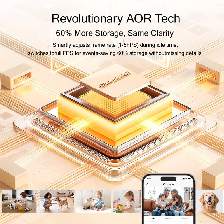 Encrypted AOR Storage - SD card up to 512GB and 90 day free AWS cloud trial