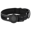 AirTag collar back view with holder open