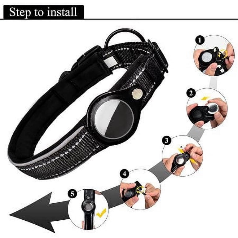 AirTag Dog Collar features callout