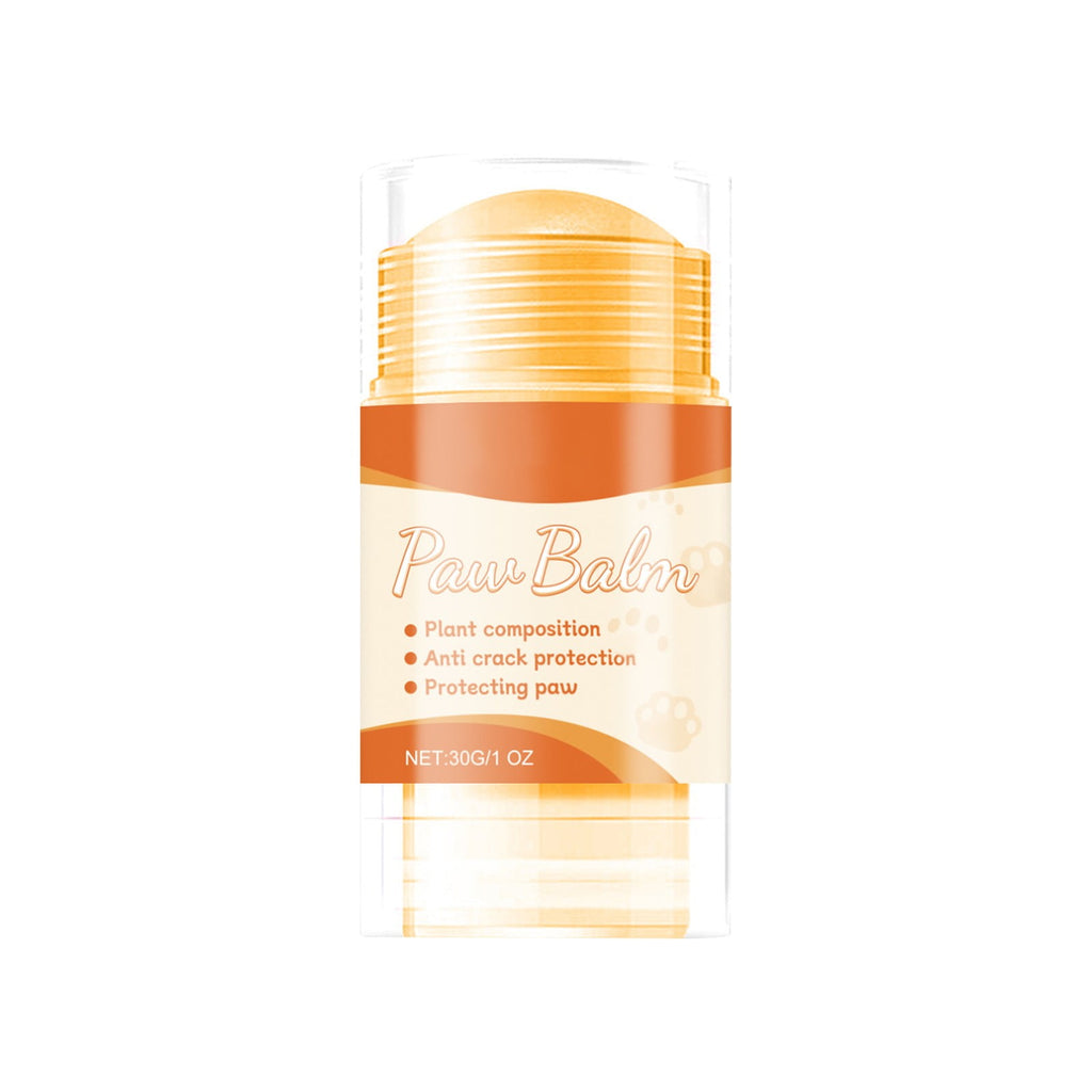 Paw balm stick isolated product shot on white background