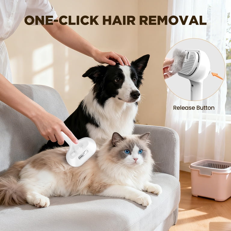 Pet grooming brush additional lifestyle shot