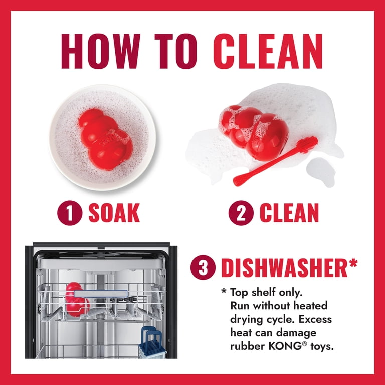 How to clean a KONG rubber toy