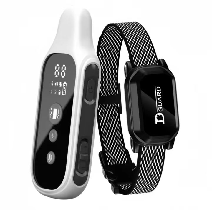 DGuard remote and collar product shot on white background