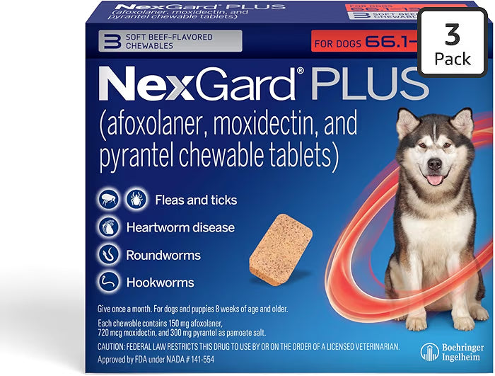 NexGard PLUS – Monthly Parasite Protection for Dogs