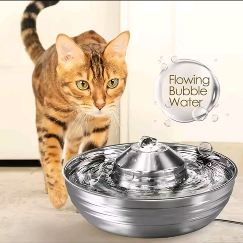 Classic Stainless Steel Pet Fountain