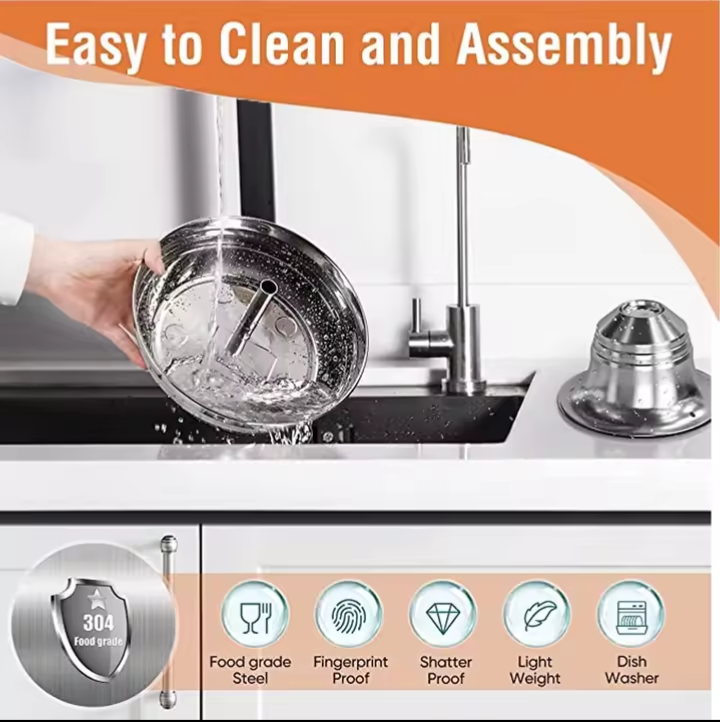 Classic Stainless Steel Pet Fountain