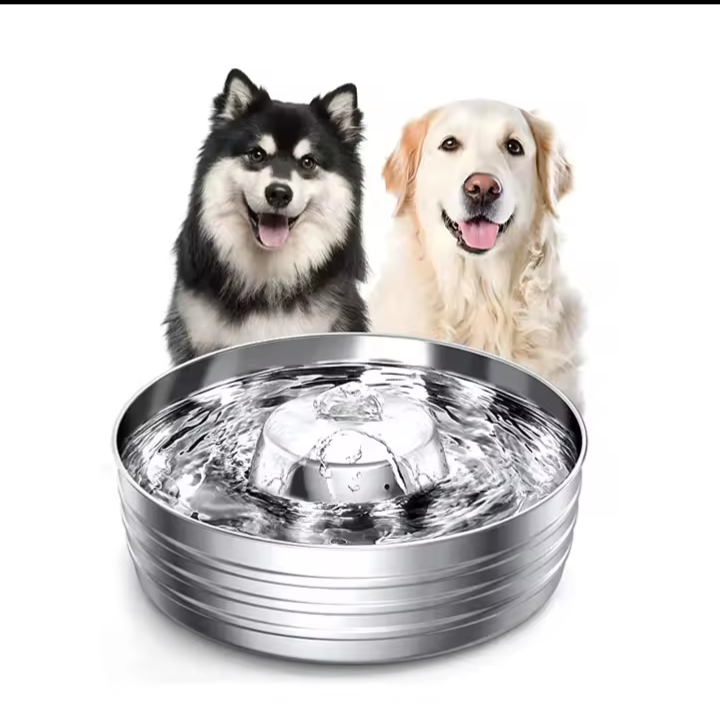 Classic Stainless Steel Pet Fountain