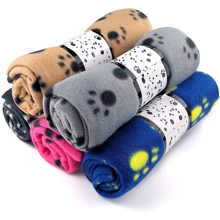 Large 38 x 27 inch fleece dog blanket size