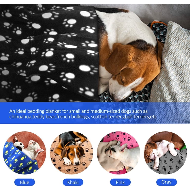 Key features of the 5-pack fleece pet blanket
