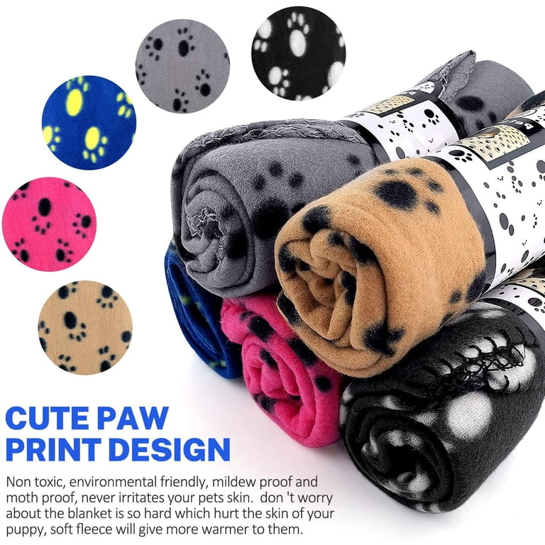 Machine washable soft fleece pet blankets